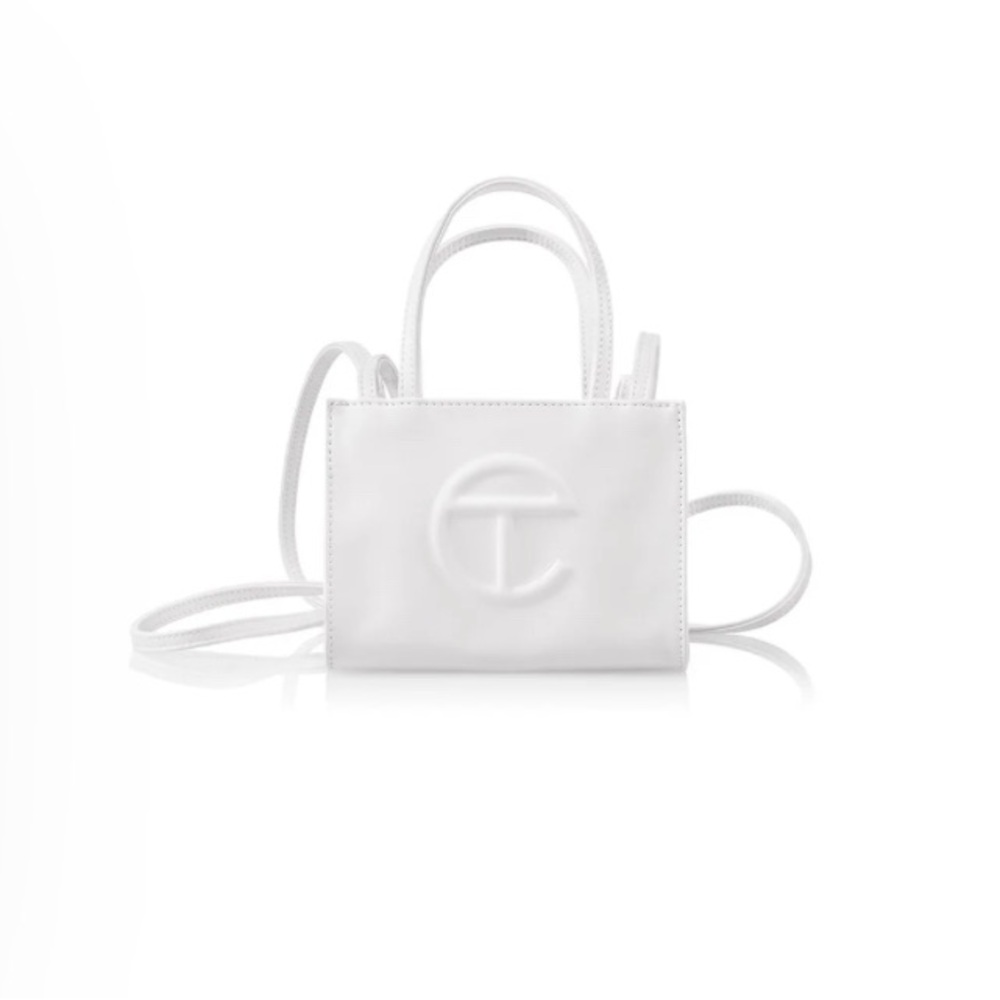 Small Telfar Shopping Bag - White